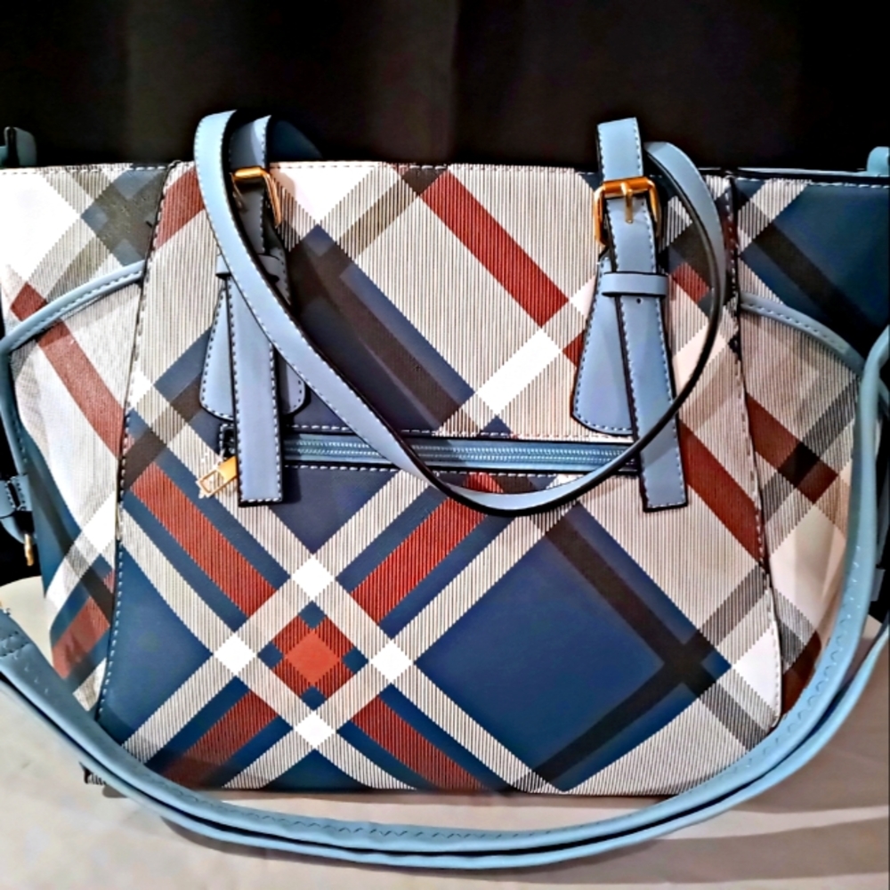 Blue Plaid handbag